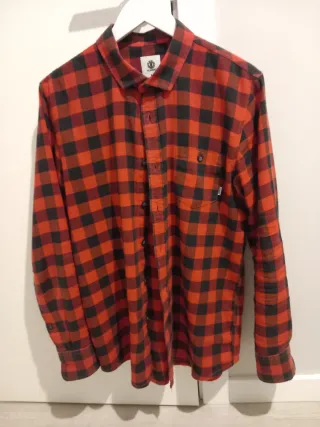 Camisa Element cuadros roja y negra Talla M