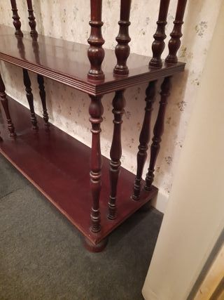 Estantería Suelo clásica 4 Baldas Color caoba