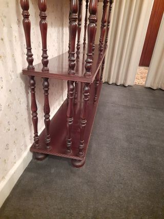 Estantería Suelo clásica 4 Baldas Color caoba