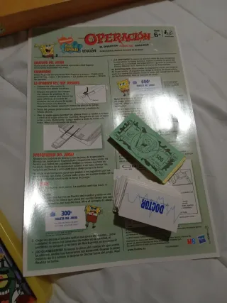 Juego Operación Bob Esponja Hasbro