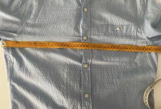 Camisa azul 100 x 100algodón