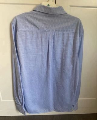 Camisa azul 100 x 100algodón