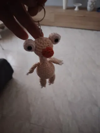 Portachiavi uncinetto fatto a mano