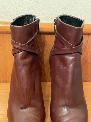 JORGE JUAN - Botines tacón marrón 39