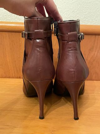 JORGE JUAN - Botines tacón marrón 39