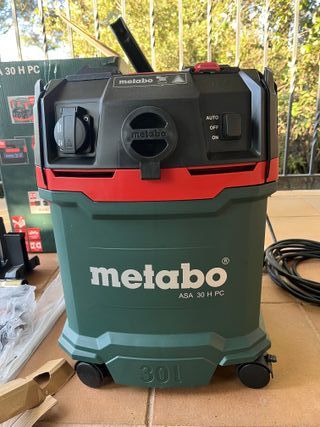 Aspirador Metabo 30L Seco/Húmedo