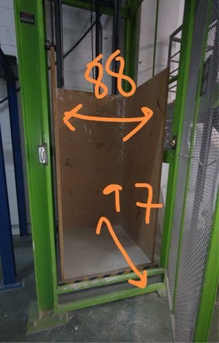 Montacargas 2 alturas