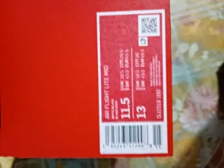 Zapatillas Nike Air Flight Lite Blancas.