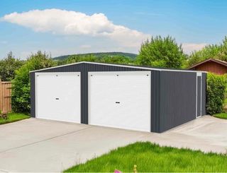 Garaje metálico 32.68 m2 Warwick antracita