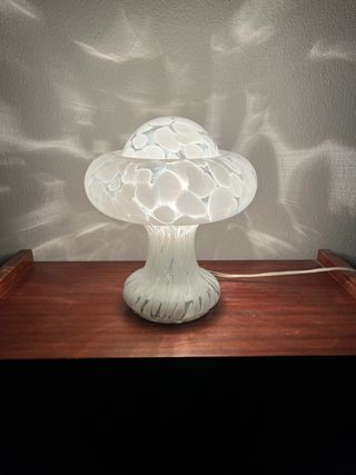 Lampada fungo vintage vetro anni 60. Mazzega.