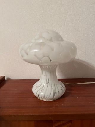Lampada fungo vintage vetro anni 60. Mazzega.