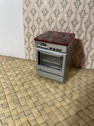 Cucina moderna per casa delle bambole