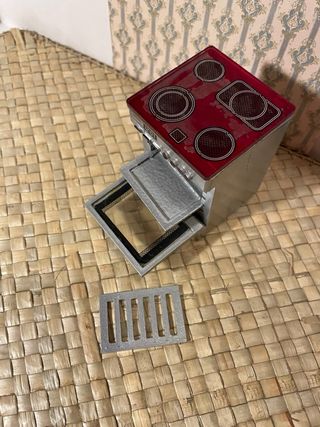 Cucina moderna per casa delle bambole