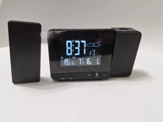 Despertador y Estación Meteorológica Negra