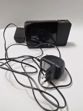 Despertador y Estación Meteorológica Negra