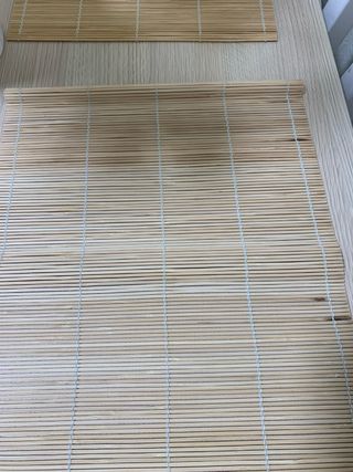 Mallas de bambú para mesa