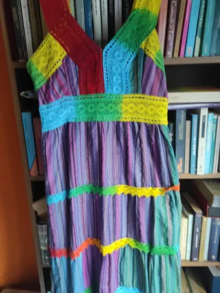 Vestito estivo donna arcobaleno tg l/xl
