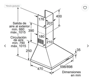 Campana Decorativa Balay 3BC663MX