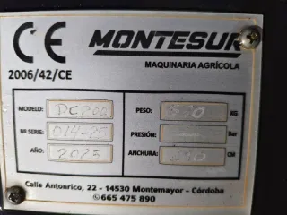 Desbrozadora de cadenas DC 200