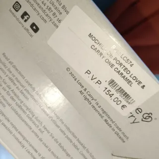 Mochila Portabebés Love & Carry ONE