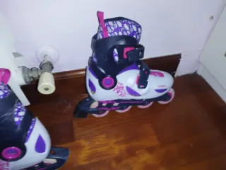 Patines Oxelo Play 5 Morado/Blanco