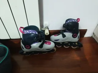 Patines Oxelo Play 5 Morado/Blanco