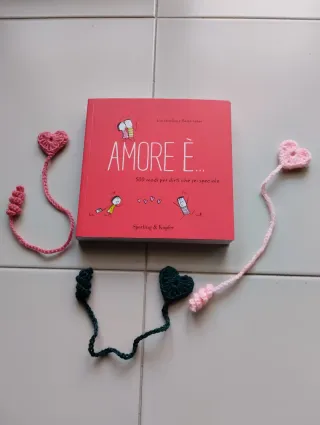 Segnalibro uncinetto cuore