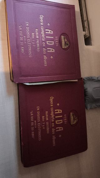 AIDA VERDI Ópera Completa 2 Álbumes Vinilo