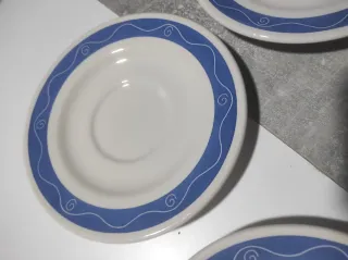 Lote 4 Platos Porcelana Oxford