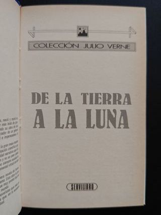 Libro De la Tierra a la Luna