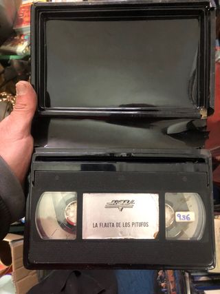 VHS La Flauta de los Pitufos (Animada)