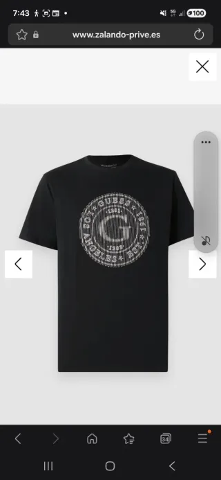 Camiseta Guess chico Talla M