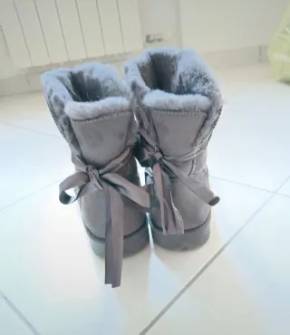 Stivali scamosciati marroni n. 37