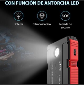 Arrancador moto coche... UTRAI 2500A 13800mAh