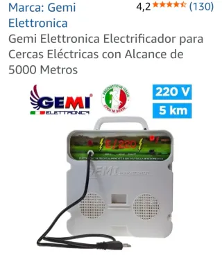 Pastor Eléctrico Gemi Elettronica 5000m