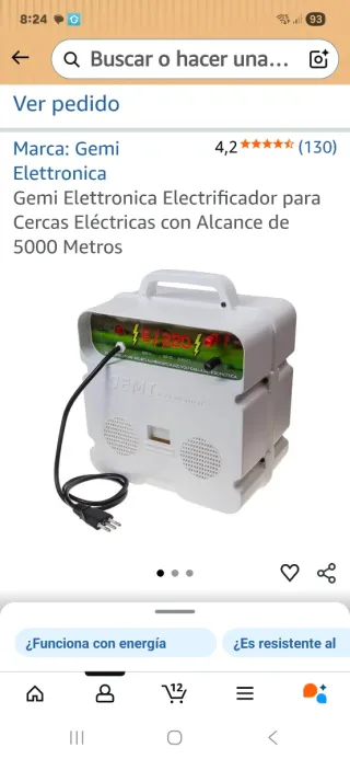 Pastor Eléctrico Gemi Elettronica 5000m