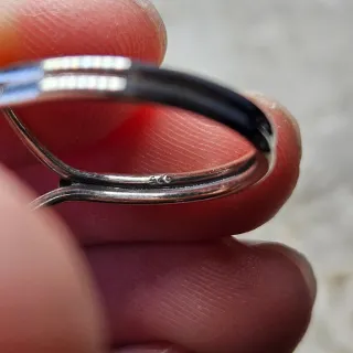 Anillo Plata 925 Esmeralda Talla Oval