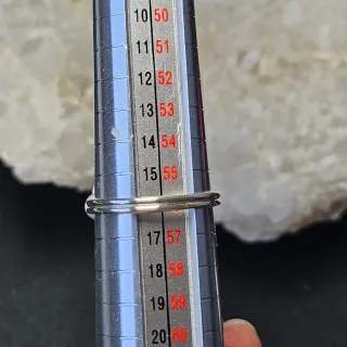 Anillo Plata 925 Esmeralda Talla Oval