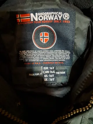 Chaqueta Norway Geographical Talla 16 anos