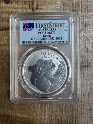Moneda Koala Australia 2023 PCGS MS70