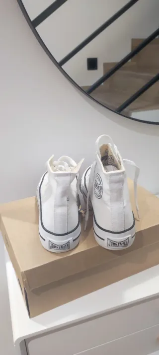 Zapatillas Jon Smith Blancas Lona Mujer/Hombre