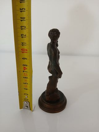 Statua David Michelangelo Bronzo Vintage