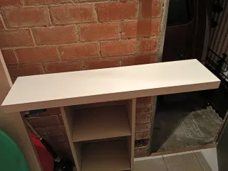 2 Muebles Estantería Ikea Madera Beige