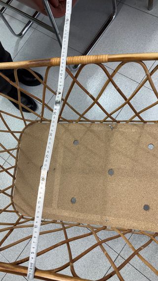 Culla in vimini con ruote