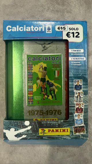 Tin Box Calciatori Panini 1975-1976