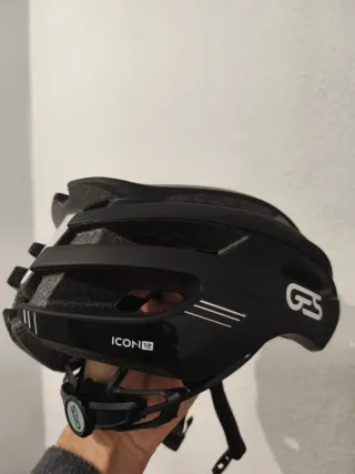 Casco de bicicleta negro GS