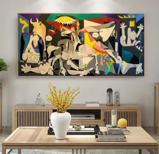 Cuadro Guernica Picasso Lienzo Marco