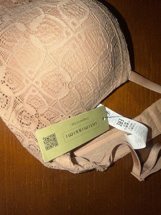 Sujetador Intimissimi encaje beige nuevo