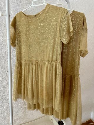 Lote 4 vestidos fiesta niña. 8/10 11/12 13/14 años