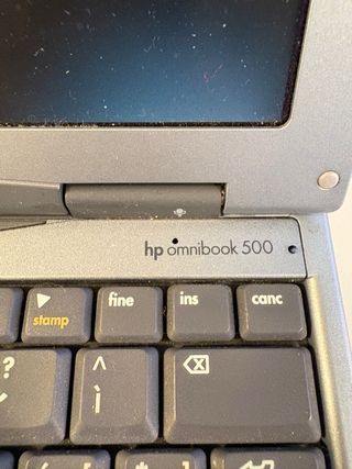 Vintage HP OmniBook 500 Laptop (anno 2000) PIII 63